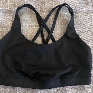 lululemon athletica Black Strappy Sports Bra